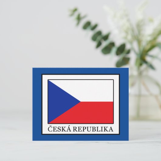Ceska Republika Postkarte (Stehend Vorderseite)