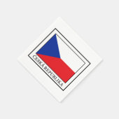 Ceska Republika Serviette (Ecke)