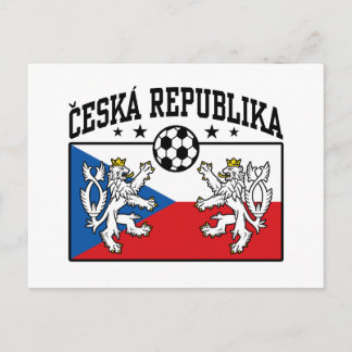 Ceska Republika Soccer Postkarte