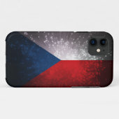 Česká republika; Tschechische Flagge Case-Mate iPhone Hülle (Rückseite (Horizontal))