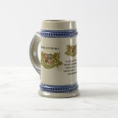 ČESKÁ REPUBLIKA TSCHECHISCHE Wappendecke Personali Bierglas (Vorderseite Links)