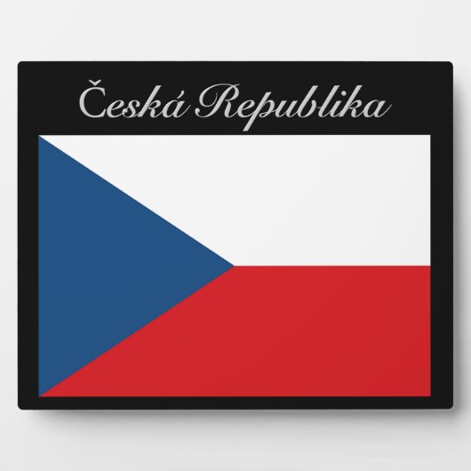 Česká republika vlajka fotoplatte (Vorderseite)
