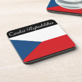 Česká republika vlajka getränkeuntersetzer (Linke Seite)