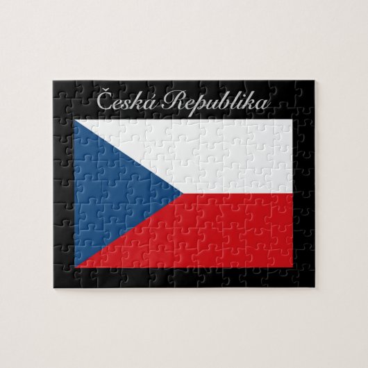 Česká republika vlajka puzzle (Horizontal)
