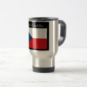 Česká republika vlajka reisebecher (VorderseiteRechts)