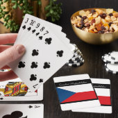 Česká republika vlajka spielkarten (In Situ)