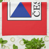 Česko Geschirrtuch (Gefaltet)