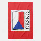 Česko Geschirrtuch (Vertikal)