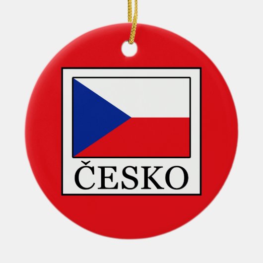 Česko Keramik Ornament (Vorne)