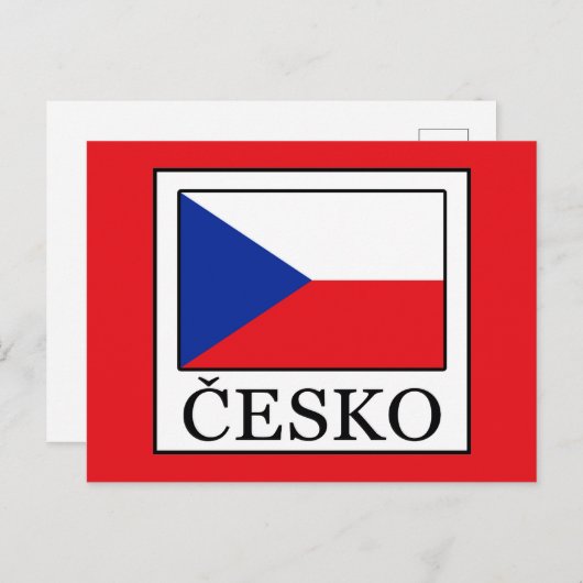 Česko Postkarte (Vorne/Hinten)