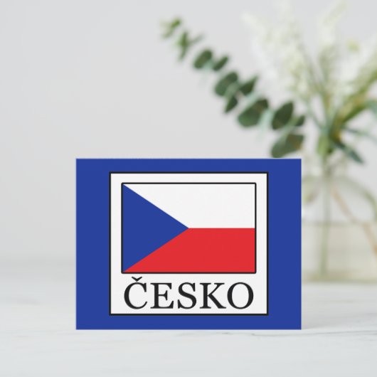 Česko Postkarte (Stehend Vorderseite)