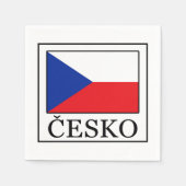 Česko Serviette (Vorderseite)