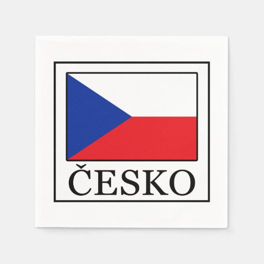 Česko Serviette (Vorderseite)