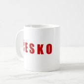 Cesko Tschechische Republik Kaffeetasse (Vorderseite Links)