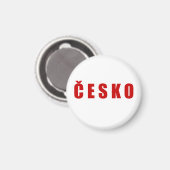 Cesko Tschechische Republik Magnet (Vorderseite/Rückseite)