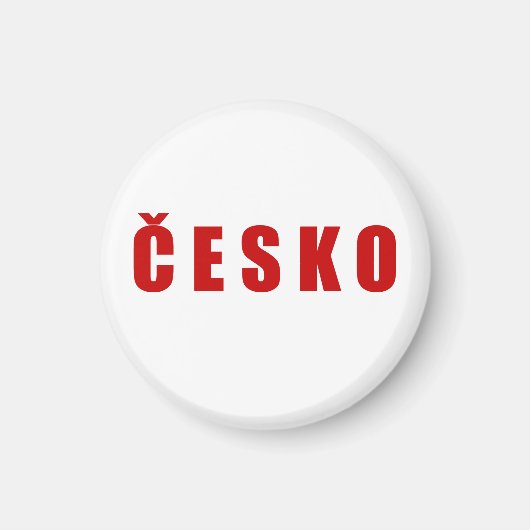 Cesko Tschechische Republik Magnet (Vorne)