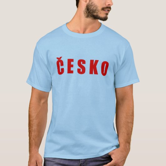Cesko Tschechische Republik T-Shirt (Vorderseite)