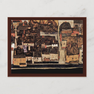 Cesky Krumlov auf der Moldau oder dem kleinen IV Postkarte