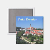 Cesky Krumlov Kühlschrankmagnet (Vorderseite/Rückseite)