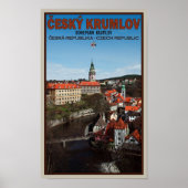 Cesky Krumlov - Moldau Poster (Vorne)