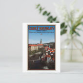 Cesky Krumlov - Moldau Postkarte (Stehend Vorderseite)