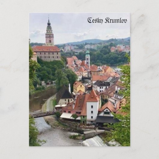 Cesky Krumlov Postkarte (Vorderseite)