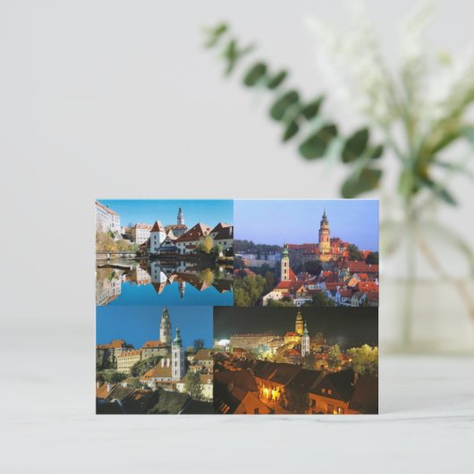 Cesky Krumlov Postkarte (Stehend Vorderseite)
