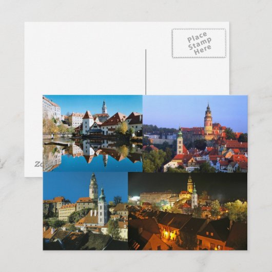 Cesky Krumlov Postkarte (Vorne/Hinten)