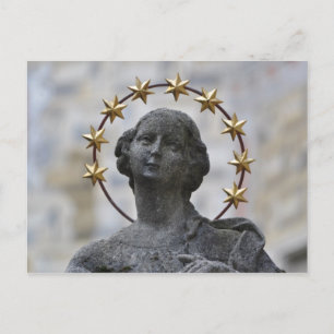 Cesky Krumlov Postkarte der Heiligen Jungfrau