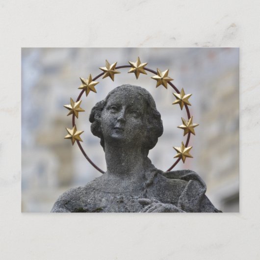 Cesky Krumlov Postkarte der Heiligen Jungfrau (Vorderseite)