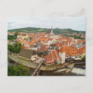 Český Krumlov Südböhmen Tschechische Republik Postkarte