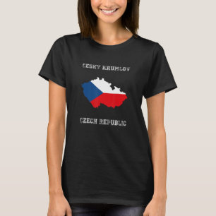 Cesky Krumlov Tschechische Republik Bedrängte Tsch T-Shirt