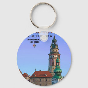 Cesky Krumlov - zwei Türme Schlüsselanhänger