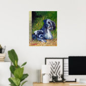 Cesky Terrier Dog Portrait Poster (Heimbüro)