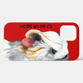 Cesky Terrier Farbblock Case-Mate iPhone Hülle (Rückseite (Horizontal))