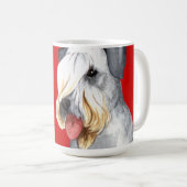 Cesky Terrier Farbblock Kaffeetasse (VorderseiteRechts)