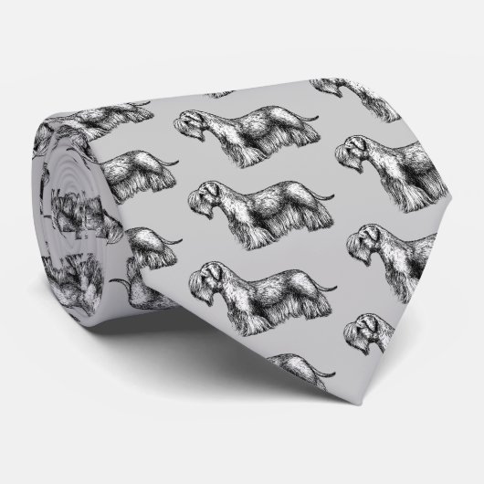 Cesky Terrier-Krawatte Krawatte (Gerollt)