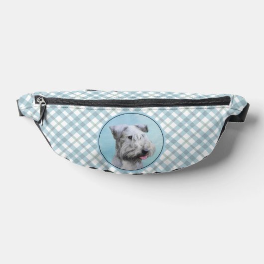 Cesky Terrier Malerei Niedlich Original Hunde Kuns Bauchtasche (Ablage )
