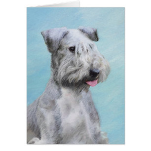 Cesky Terrier Painting - Niedliche Original Dog Ar