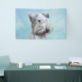 Cesky Terrier Painting - Niedliche Original Dog Ar Banner (Messeveranstaltung)
