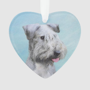 Cesky Terrier Painting - Niedliche Original Dog Ar Ornament