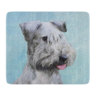 Cesky Terrier Painting - Niedliche Original Dog Ar Schneidebrett