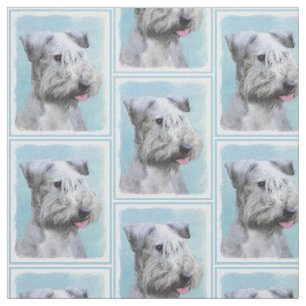 Cesky Terrier Painting - Niedliche Original Dog Ar Stoff