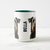 Cesky Terrier Personalisierte Mug Tasse (Zentrum)