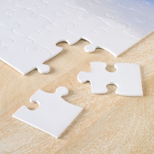 Cesky Terrier Snowy Staircase Christmas Art Puzzle (Seite)