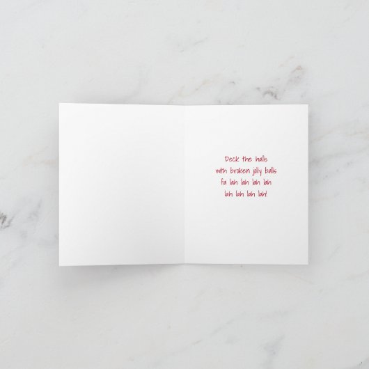 Cesky Terrier Weihnachten (Innenseite)