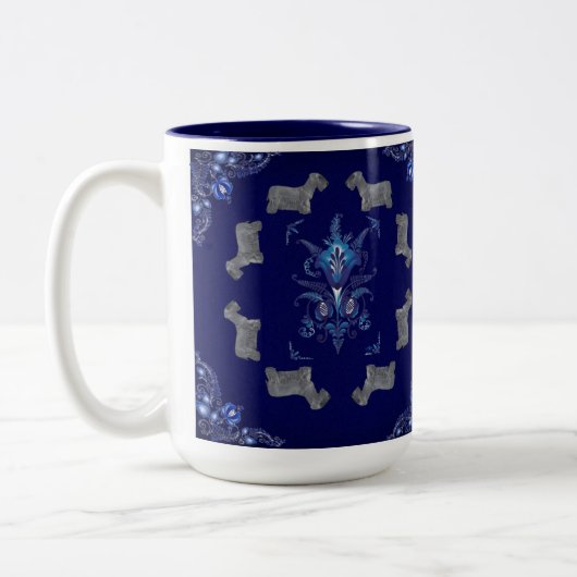 Cesky Terrier Zweifarbige Tasse (Links)