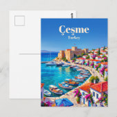 Çeşme Türkei Postkarte (Vorne/Hinten)
