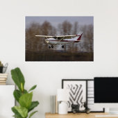 Cessna 172 Kurz Final Poster (Heimbüro)