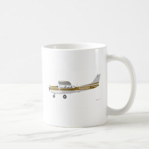 Cessna 172 Skyhawk Brown Kaffeetasse